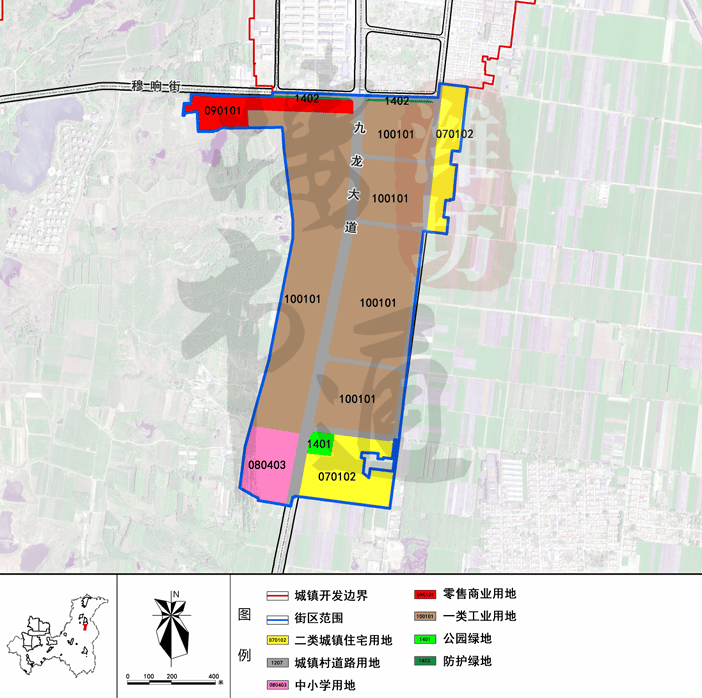九龙单元06街区规划说明:规划范围:潍坊市坊子区城镇开发边界内.