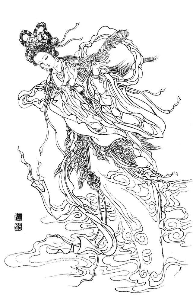 古典神话人物素描选欣赏