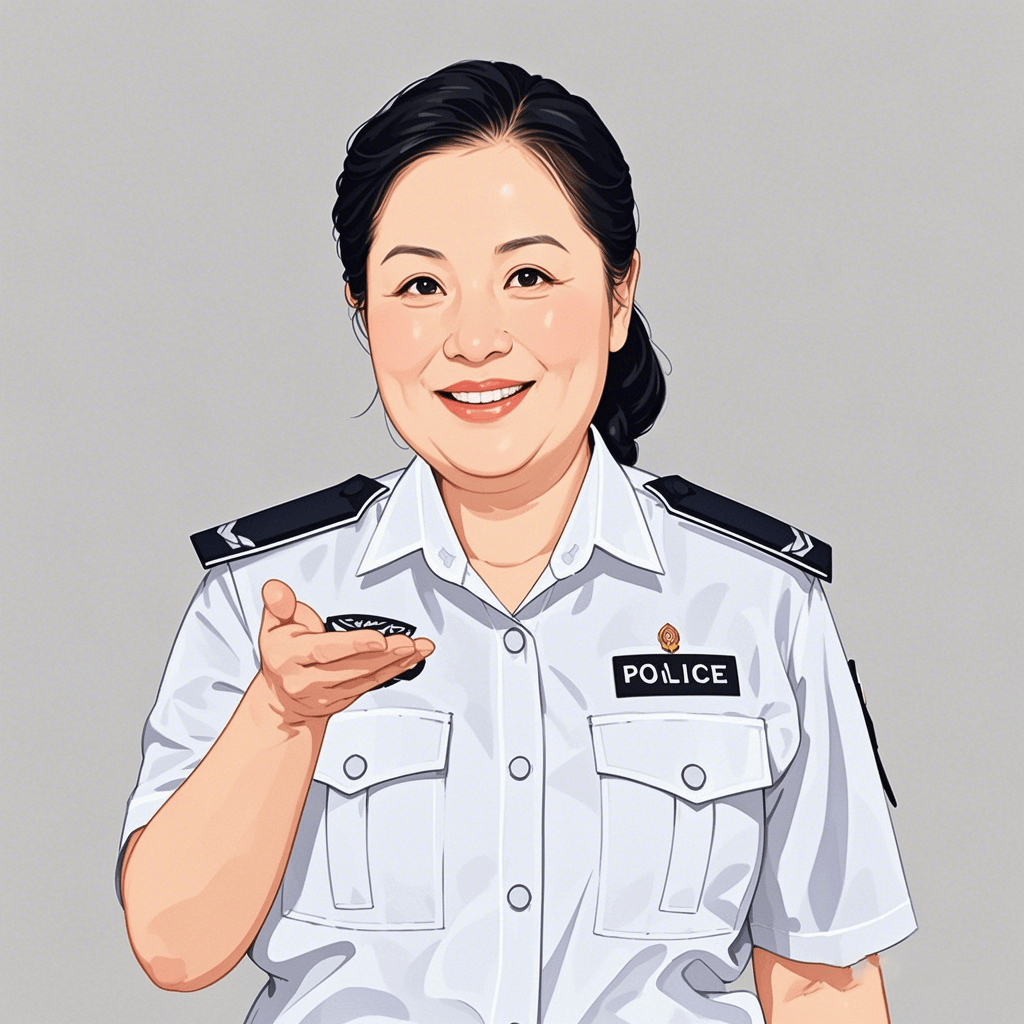 职业头像适合女警察用
