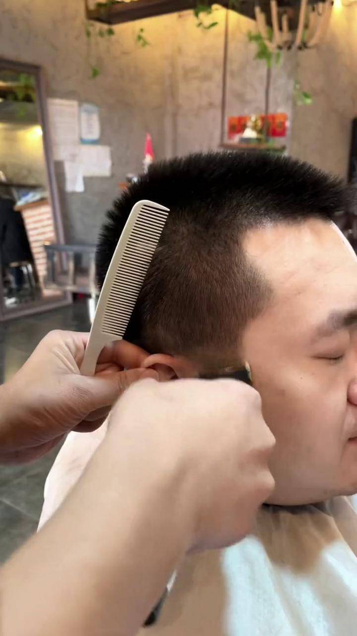 零基础剪发教程 男士发型 子弹头发型