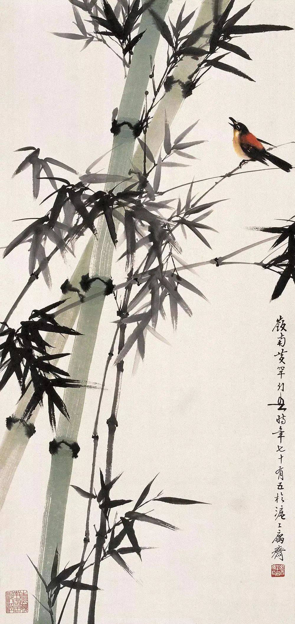 黄幻吾绘画艺术承接岭南画派"二高一陈"的教诲,在研究传统国画基础上