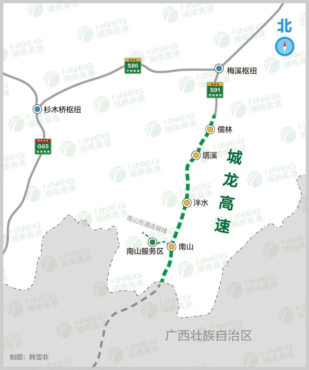 广龙高速线详细路图图片