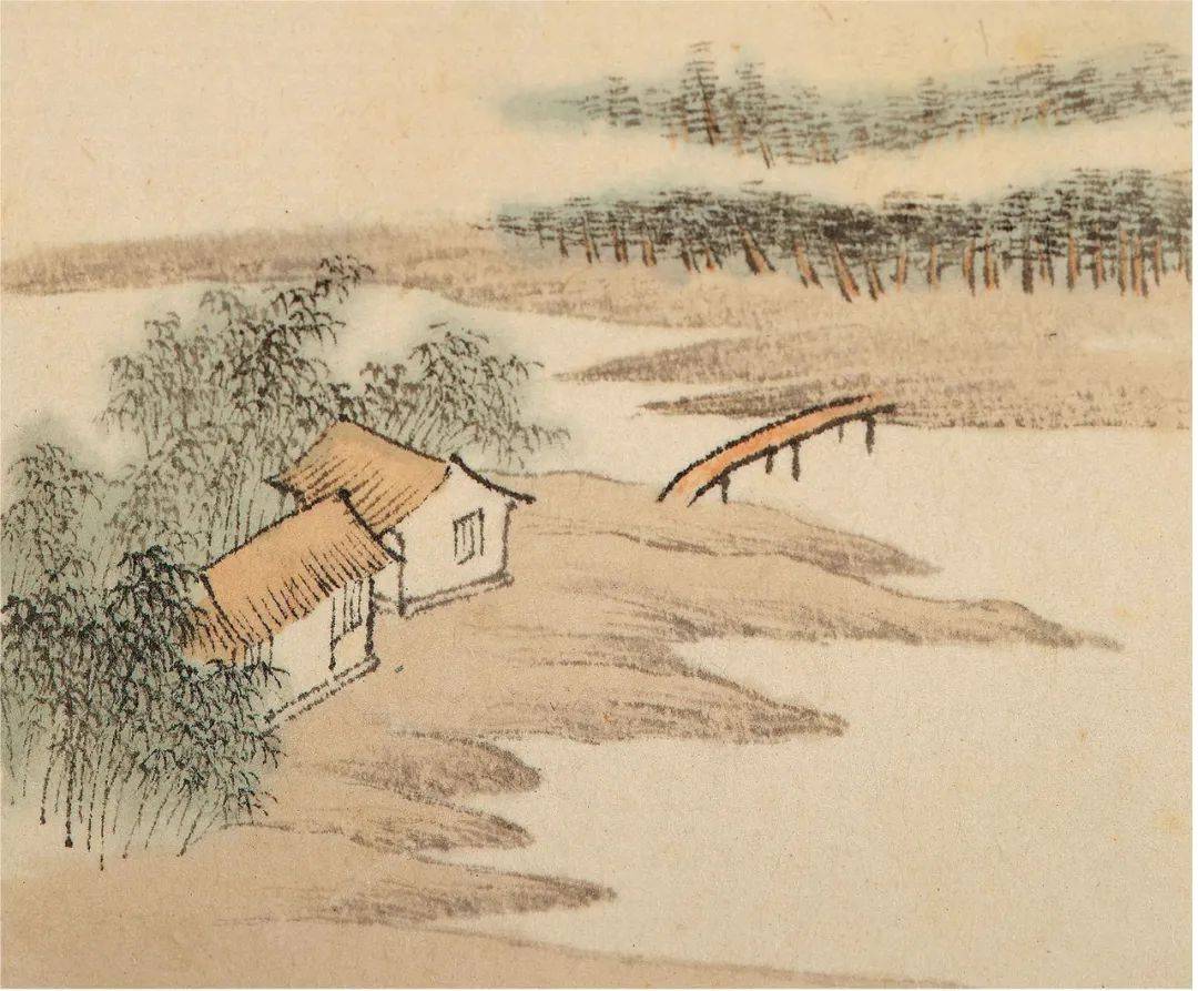 金廷标山水册,为皇帝御赏所作