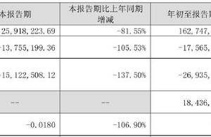 财报透视｜赛为智能前三季度净亏1756.5万元 公司及董事长此前被限制高消费