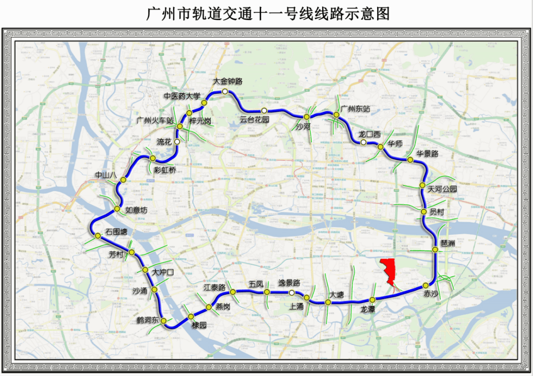 广州科教城地铁图片