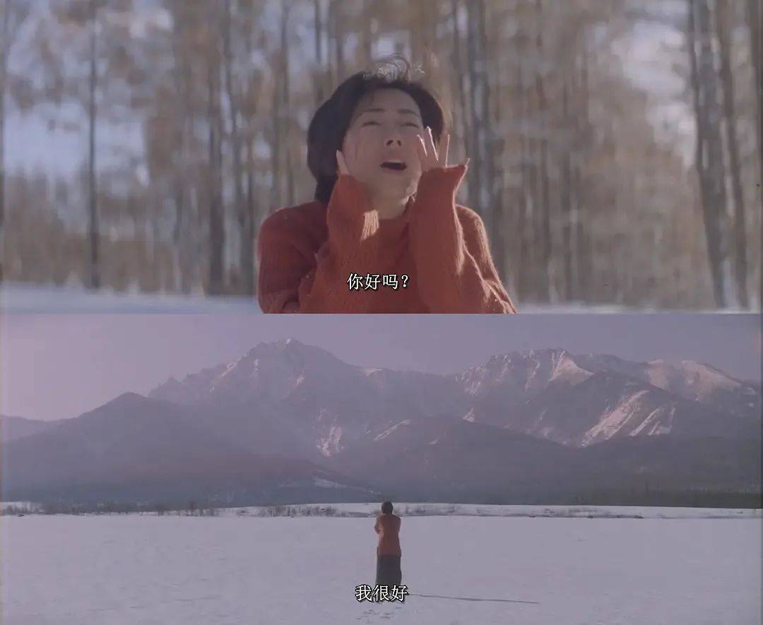 "对着纯白的雪原使尽力气呐喊着:影片结尾,渡边博子小樽的唯美让人