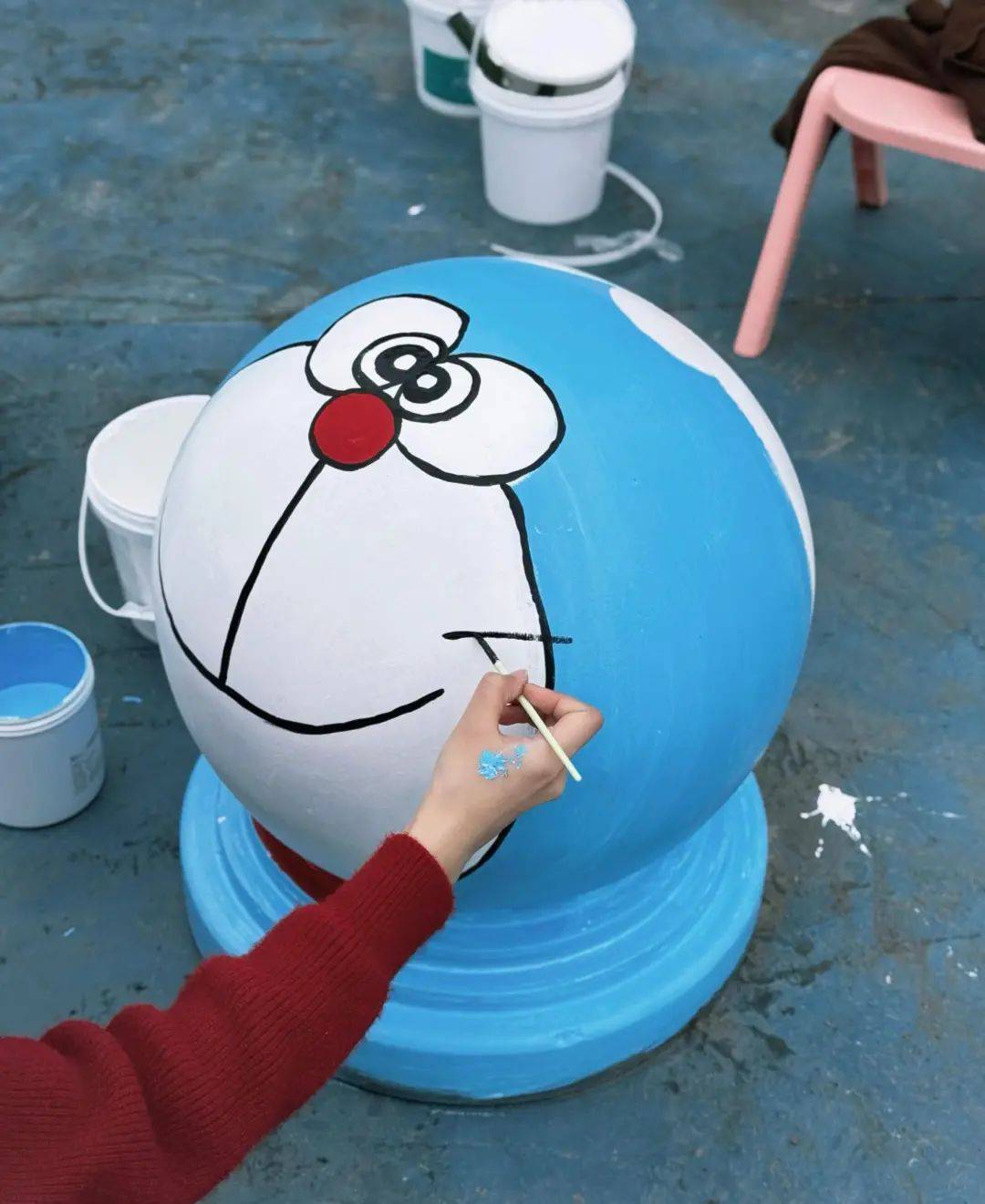 石墩彩绘圆满落幕:釜溪里绽放艺术与商业的新活力