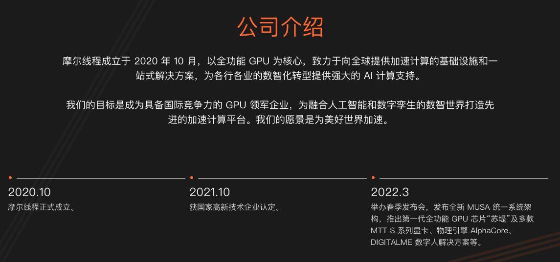 摩尔线程成立第4年启动A股IPO，创始人张建中曾任英伟达全球副总裁