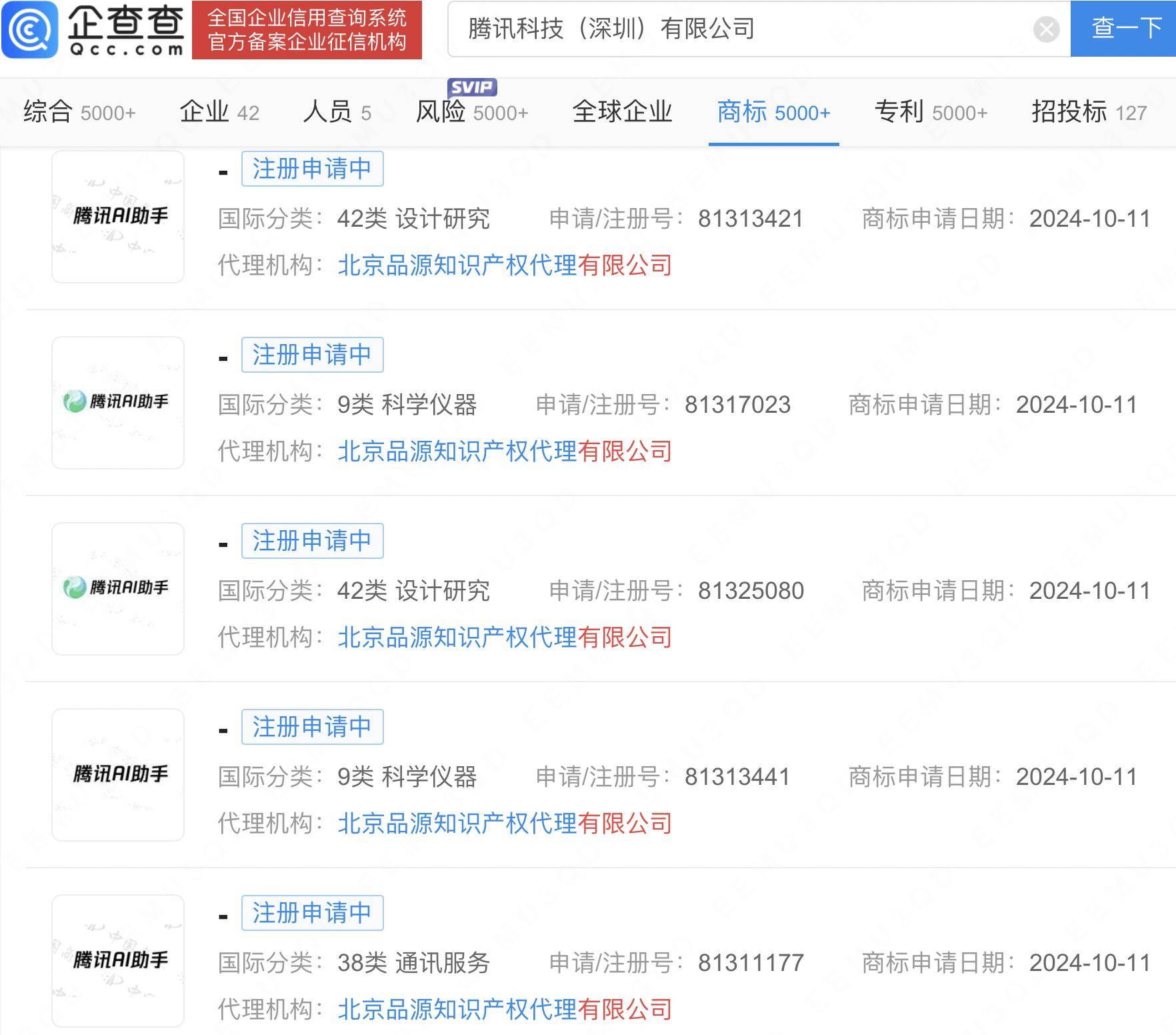 腾讯布局AI领域新动作：积极申请“腾讯AI助手”商标（腾讯ai-lab）