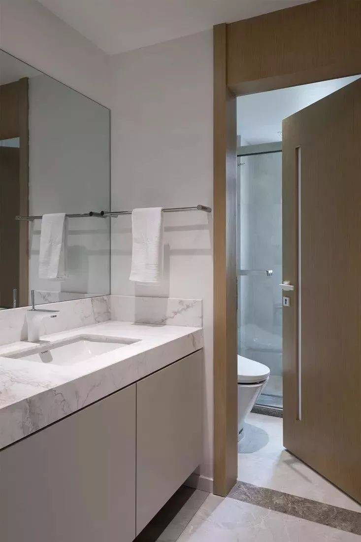 实用的台下盆,小户型做个这样的洗手台挺好的