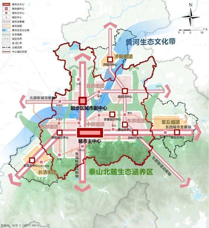2035年济南重要城市战略敲定 | 国土空间总规解读②_主城_中心_规划