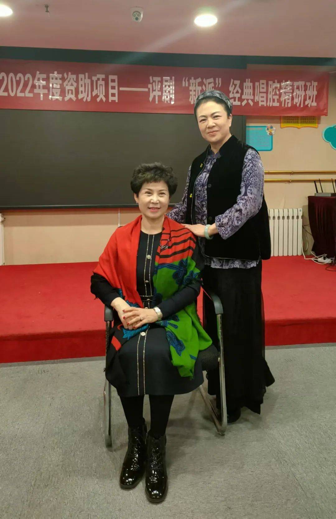 一对姐妹花——秦皇岛,廊坊《刘巧儿评剧社》社长李莲凤,沈亚梅