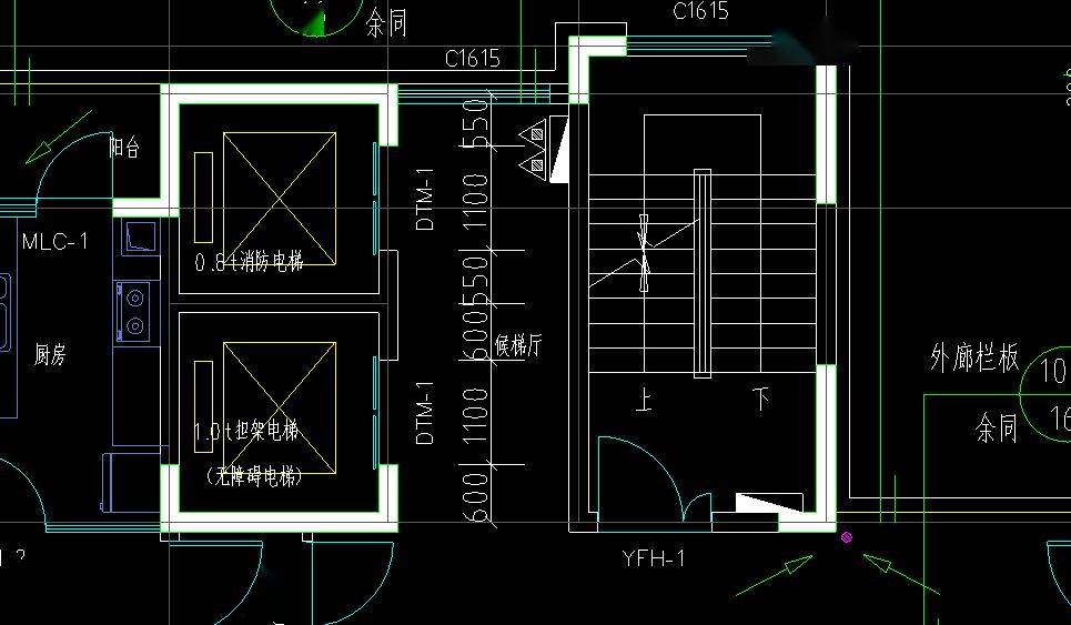 cad楼房简单平面图图片