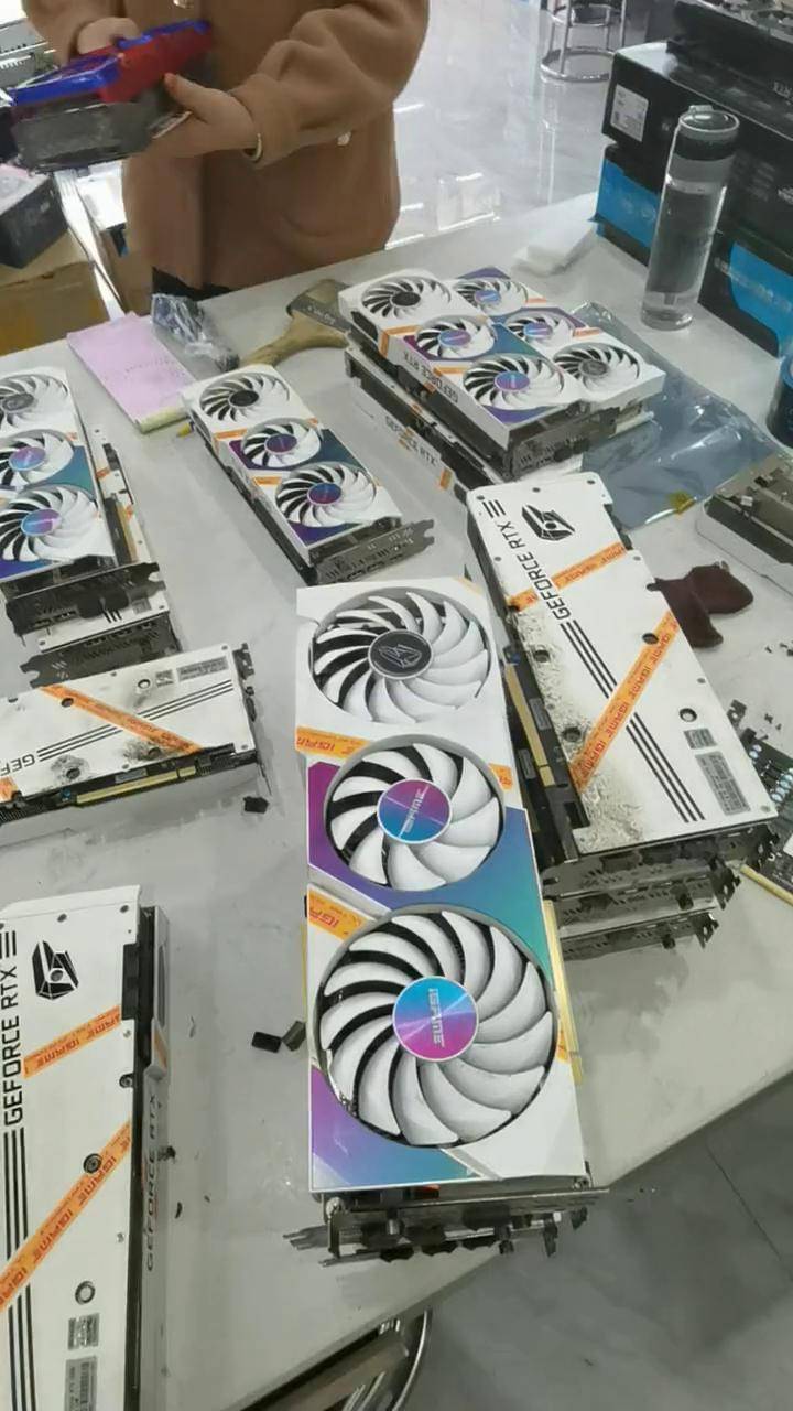 矿老板下山,3080到货 显卡 矿卡