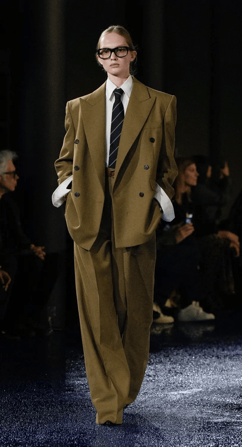 大哥大姐风范的圣罗兰 (saint laurent) 2025春夏