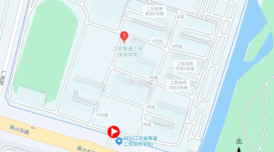 南通大学主校区地图图片