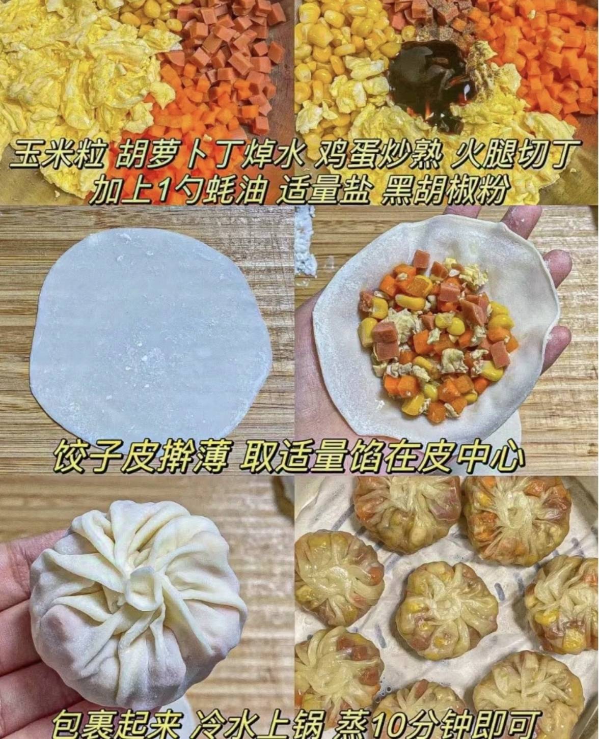 小笼包制作过程图片图片