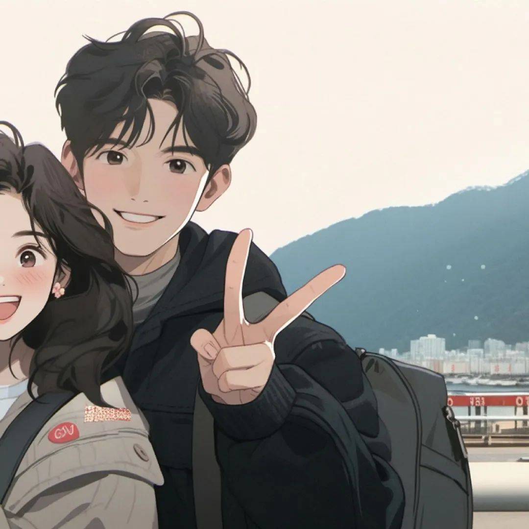 精选私藏的动漫情侣头像