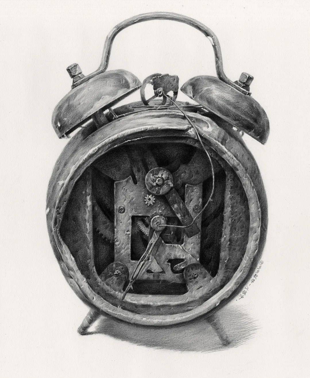 非常变态的精微素描,细节为王