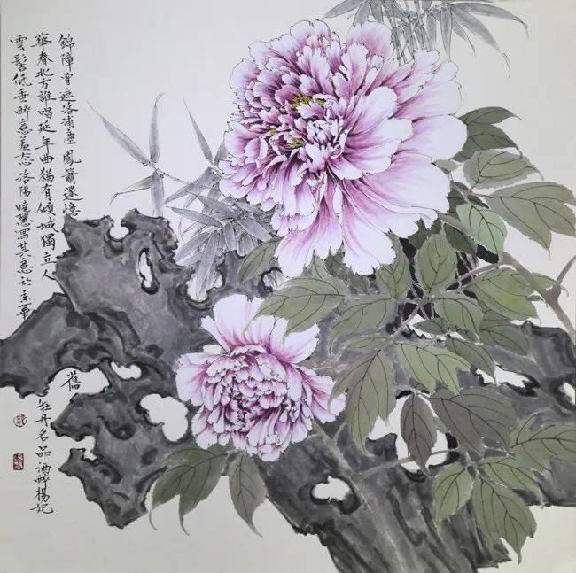 国画牡丹,人间最美艺术之花