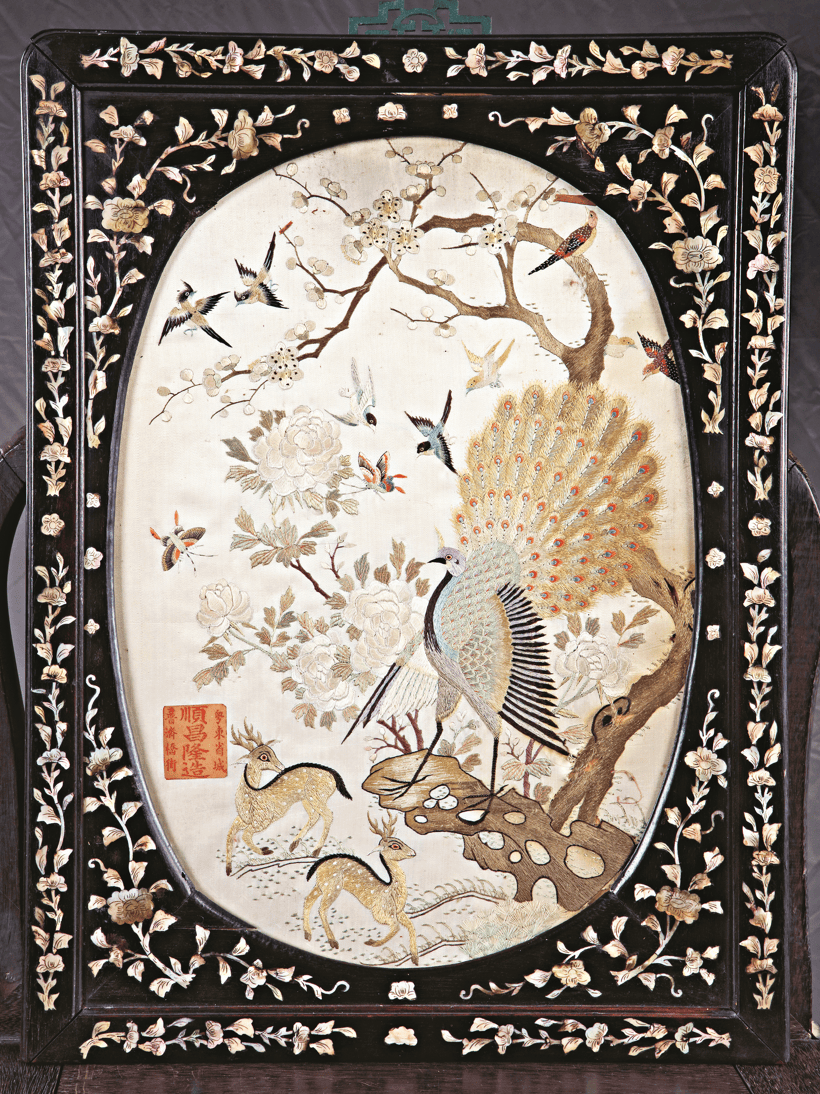 ◇嵐◇中国古玩 時代 唐木漆螺鈿細工 香筒 桐箱付 香