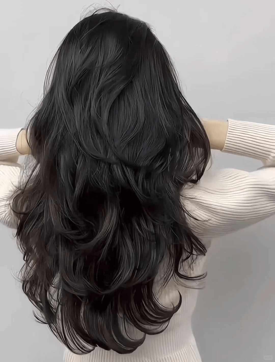 仙气飘飘的高层次长发大卷烫发,真的好好看