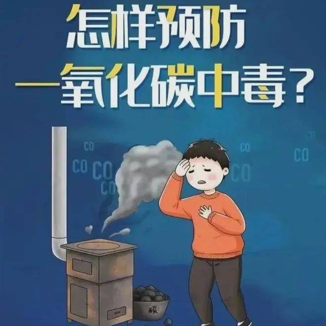 冬季预防一氧化碳中毒安全告知书_煤烟_检查_烟筒