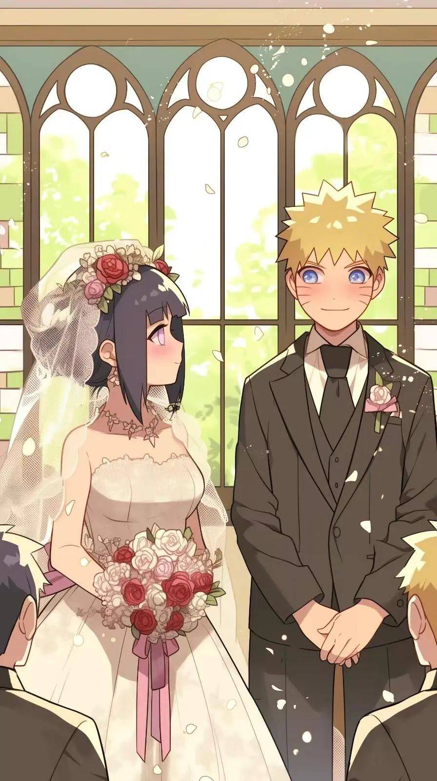 火影忍者,鸣人雏田婚礼,真是让人心生羡慕啊