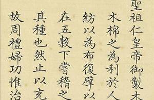清直隶总督 方观承小楷《御制木棉赋》欣赏_作品_书法_文学