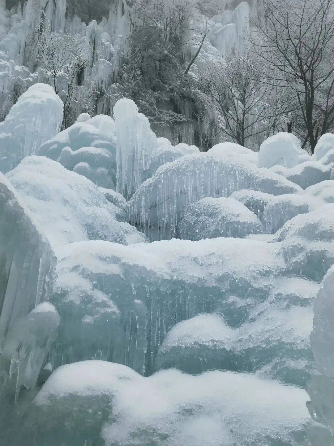 青峰峡冰雪世界图片