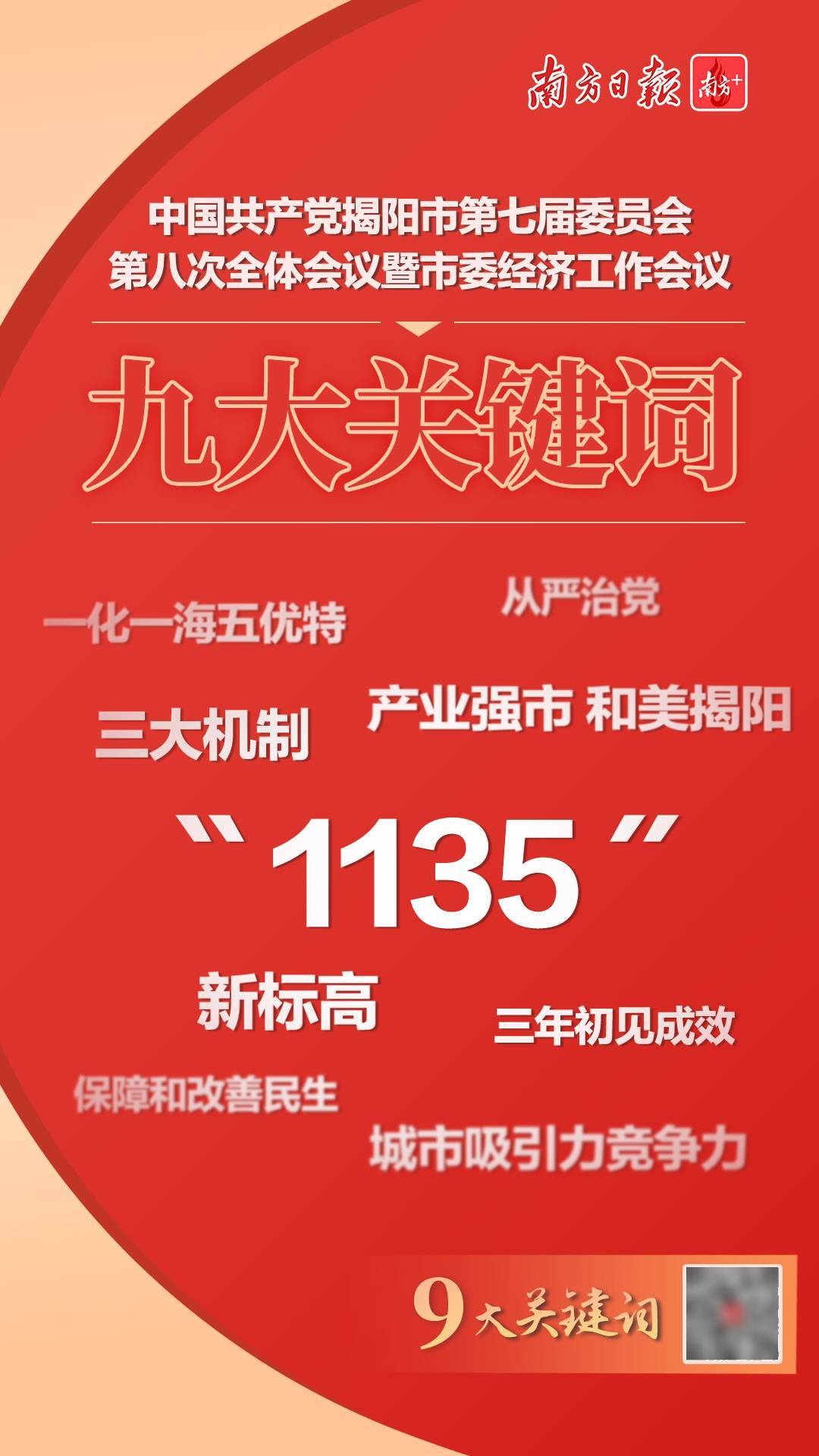 九大关键词速览揭阳市七届八次全会重点