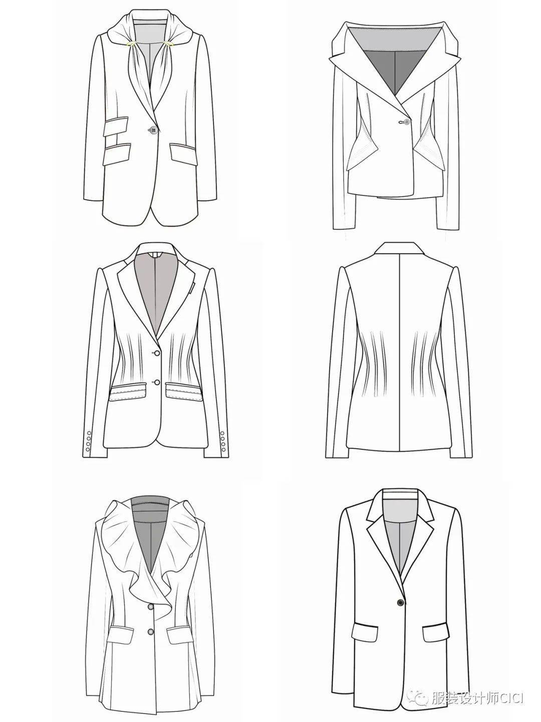 168款女士西服时装外套