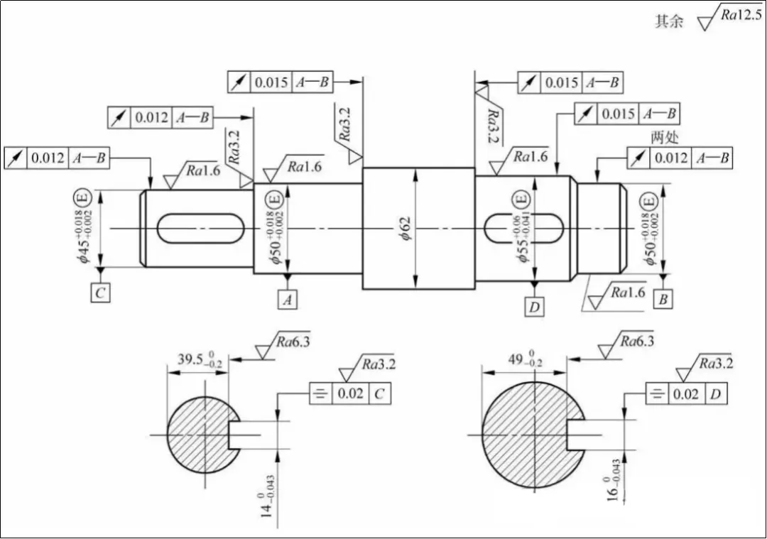 典型零件标注图样示例,你值得拥有!