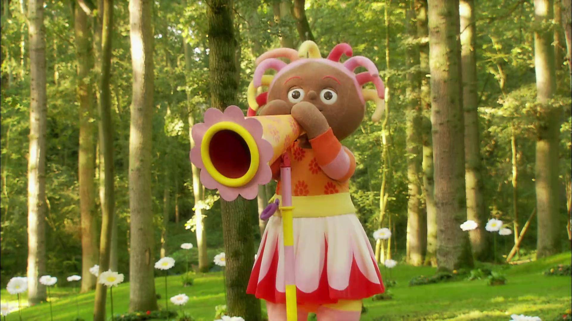 梦想当花园歌王的唔西迪西开始了今日份的练习花园宝宝 儿童动画