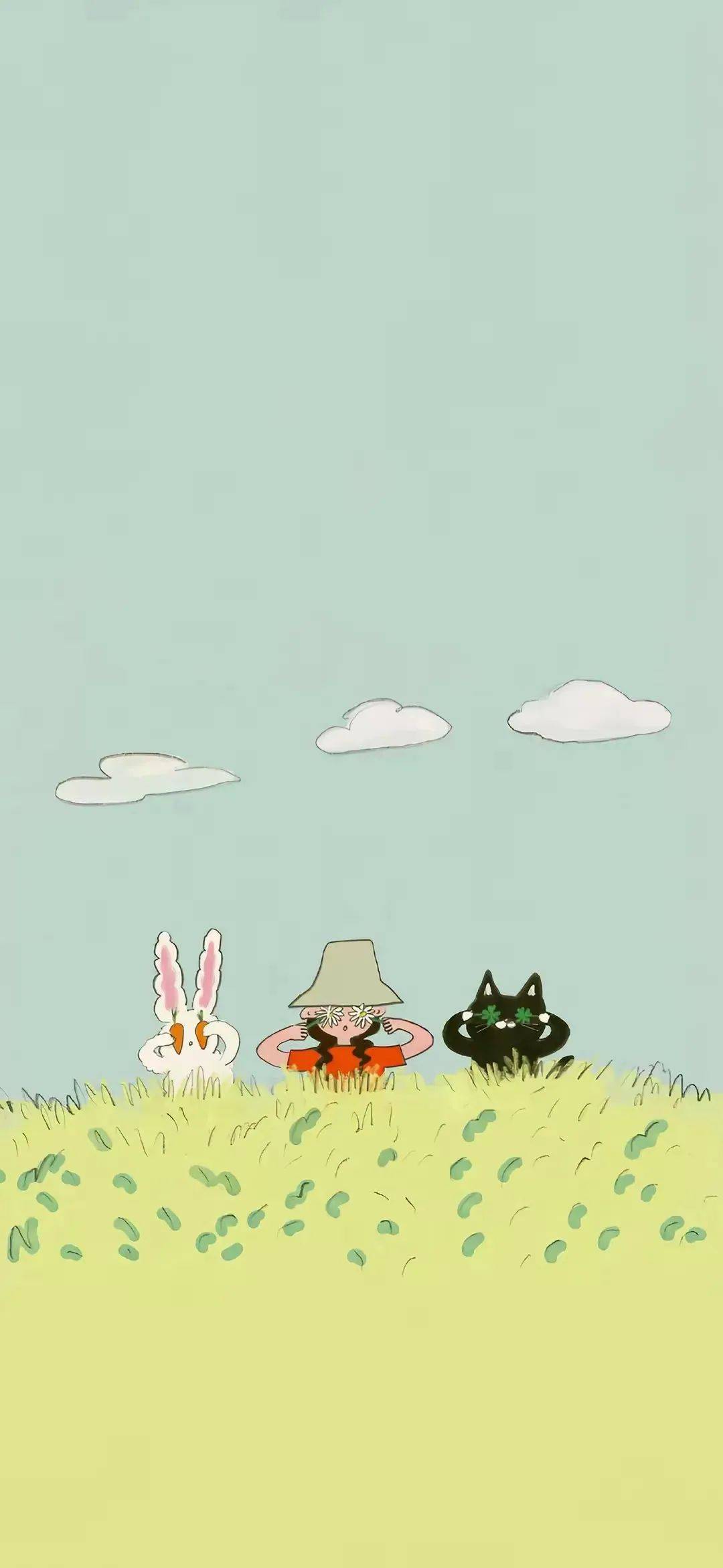 小众风插画 全屏壁纸