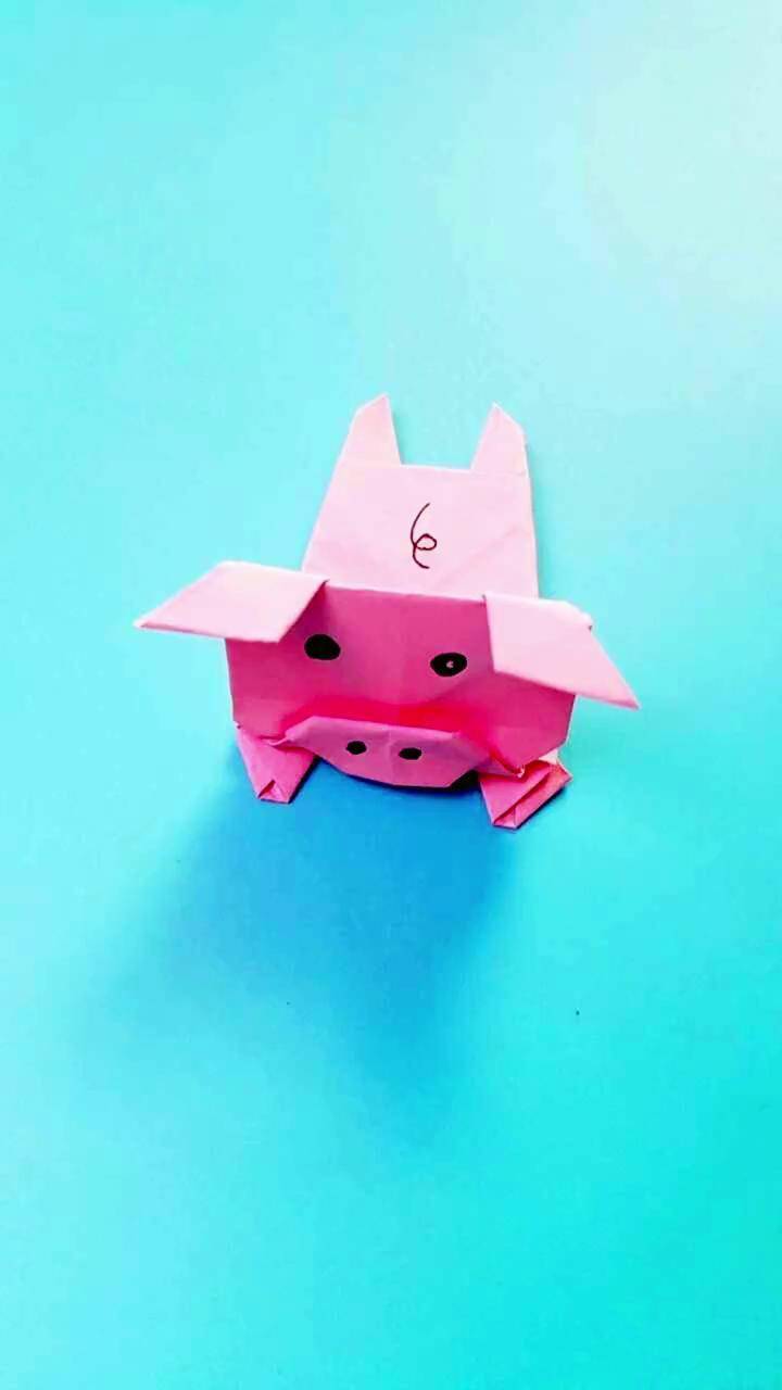 当折纸遇见童趣:小猪从纸上跃然而出的感人时刻 折纸 内容启发搜索