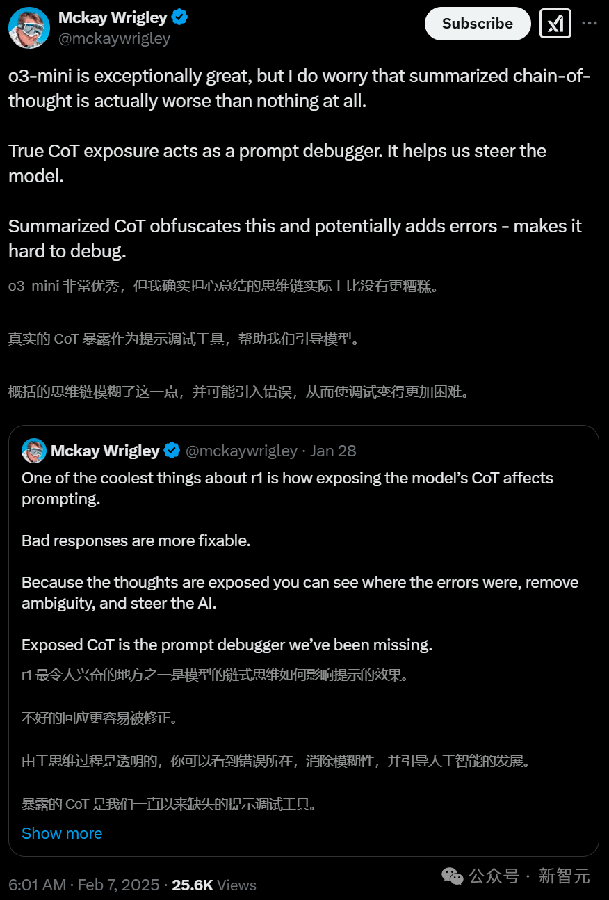 突发！o3-mini思维链公开，却被曝光全是「作假」，奥特曼现身解释网友炸锅
