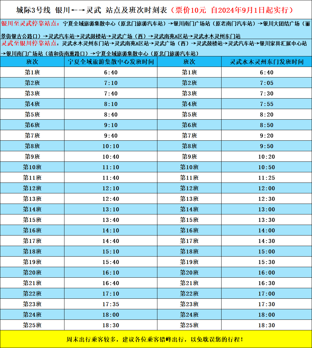 建议收藏丨城际公交最新发车时刻表