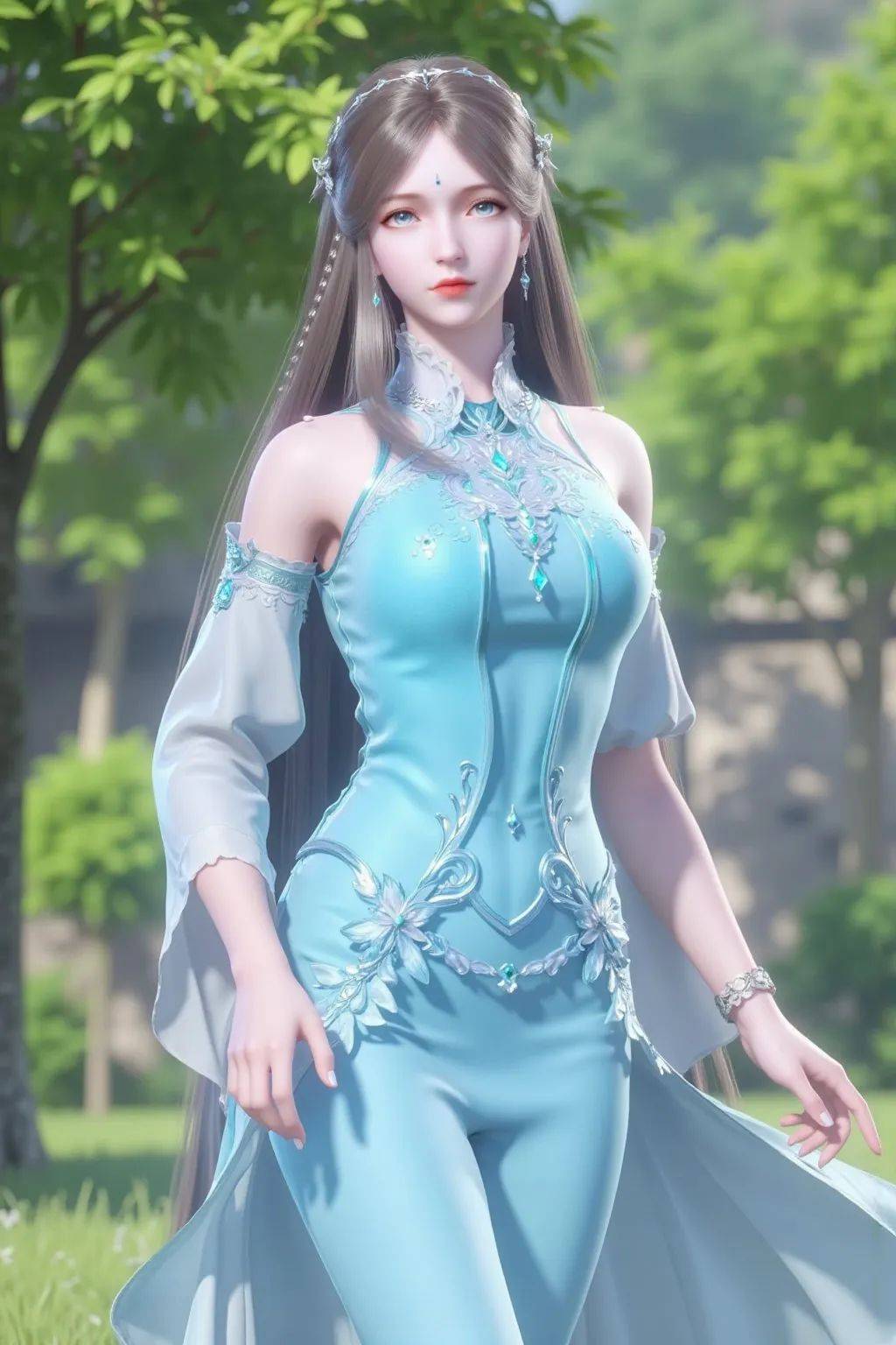 斗罗大陆:宁荣荣精美壁纸来了,丰臀玉足,第六张别错过