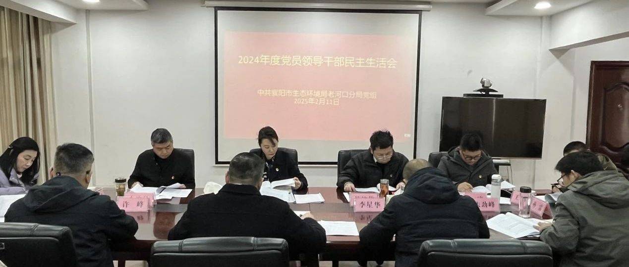 尚钰参加指导襄阳市生态环境局老河口分局党组民主生活会_整改_工作_问题