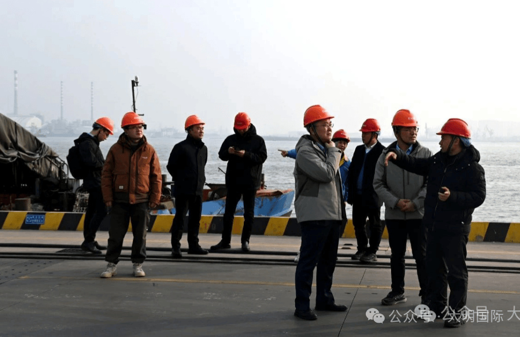 晋钢控股集团副总经理陈友一行来访大明