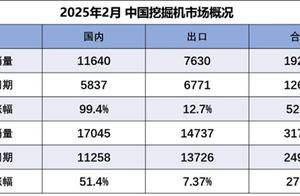 新一轮周期起点？2月挖机内销数据“爆表” 主机厂保持“淡定”|行业观察