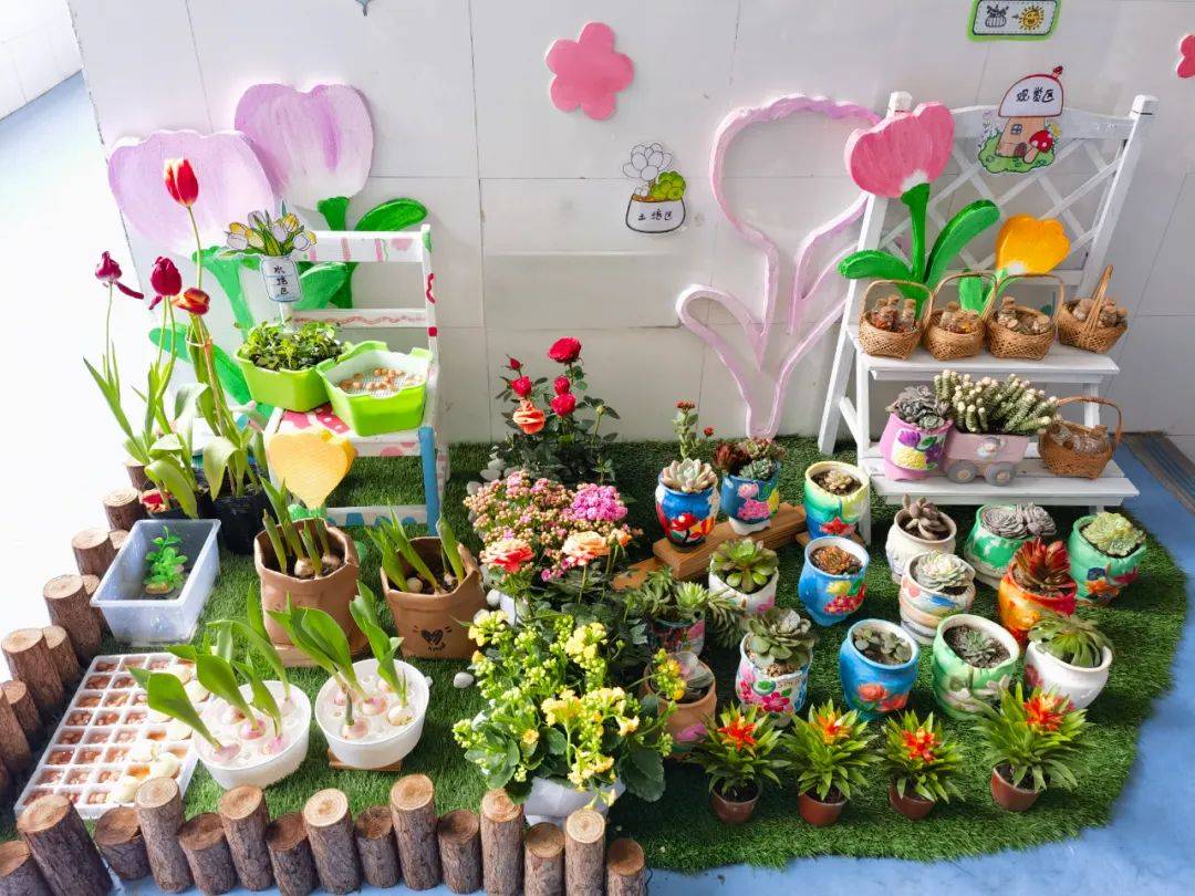 彭山区机关幼儿园开展植树节主题活动暨亲子盆栽展评