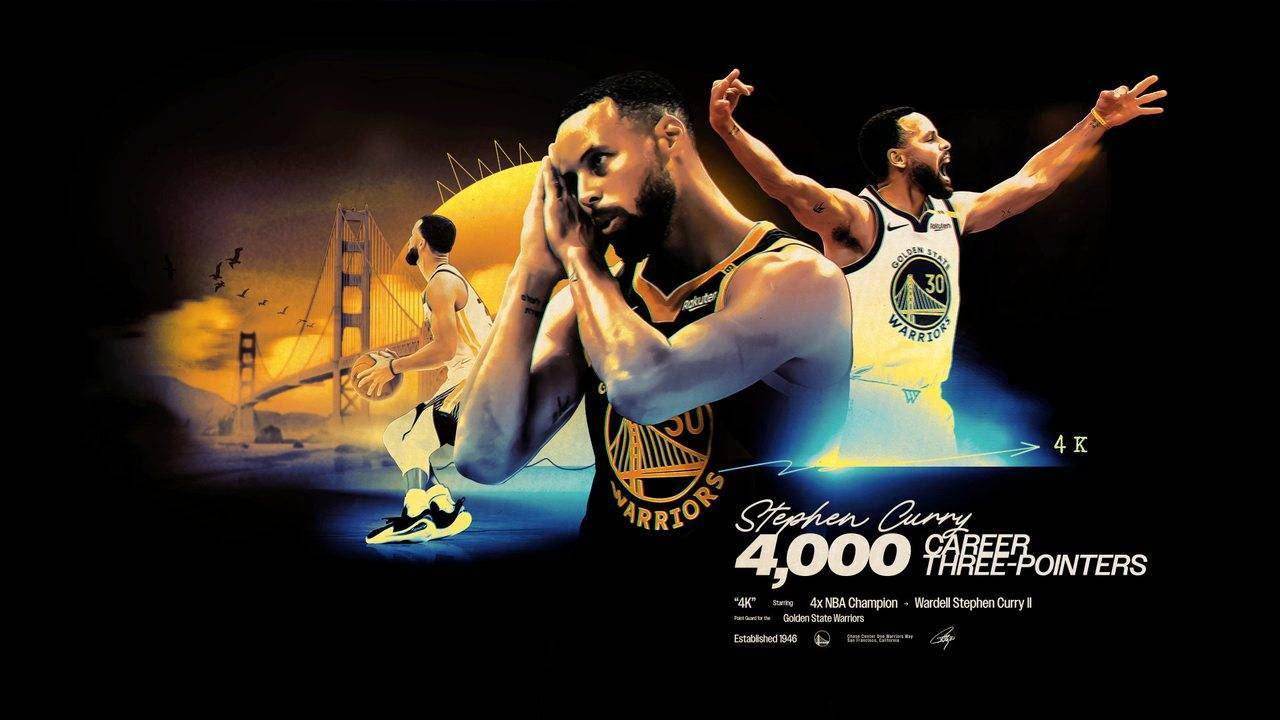 4000记三分nba历史第一人库里送给自己最好的37岁生日礼物