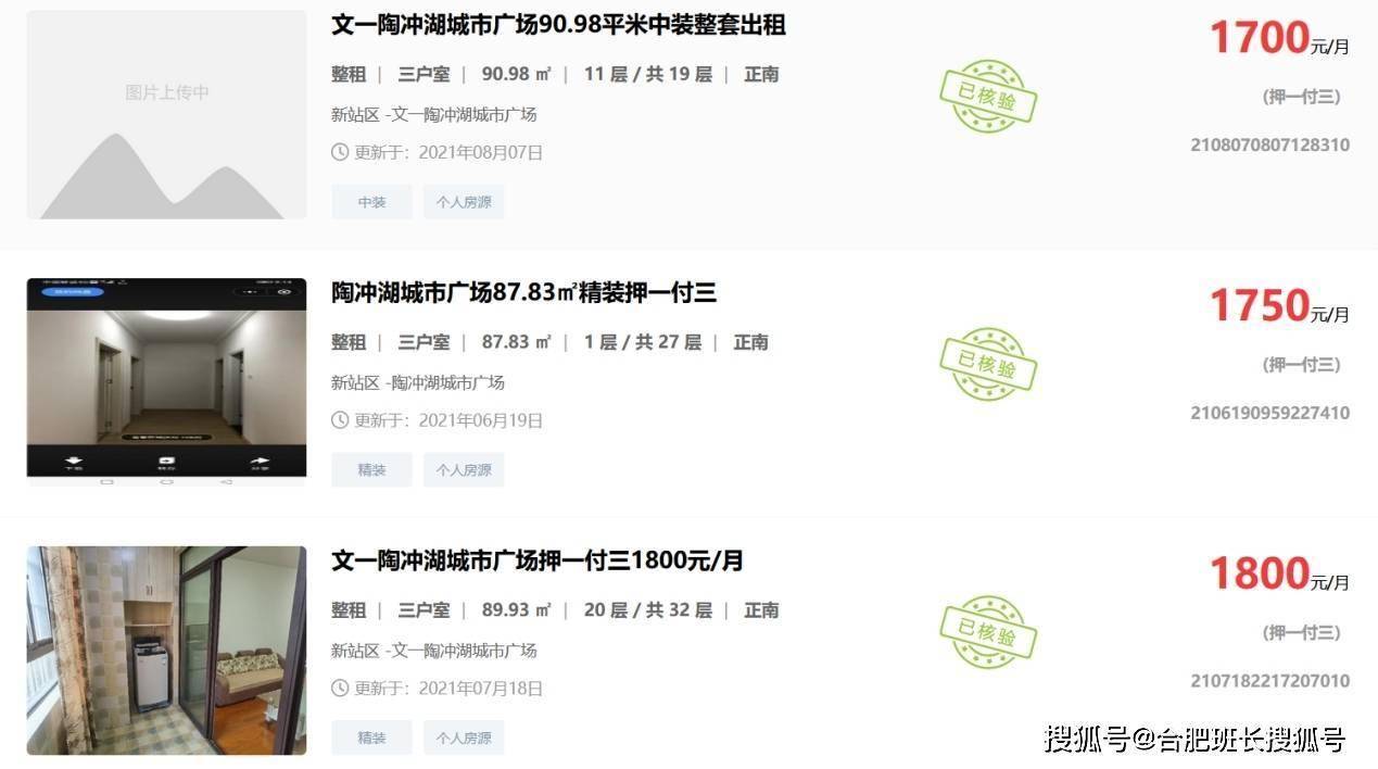 合肥租金大变局：部分区域逆袭，多数小区下滑！
