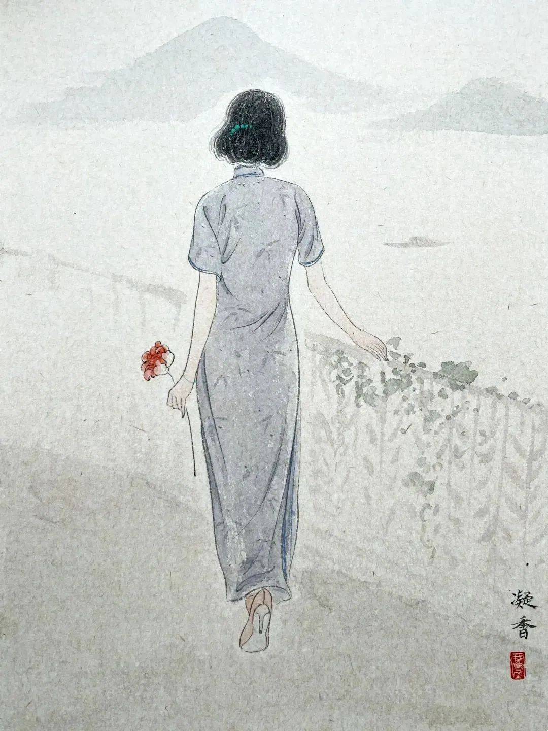 这组旗袍美女,太美了