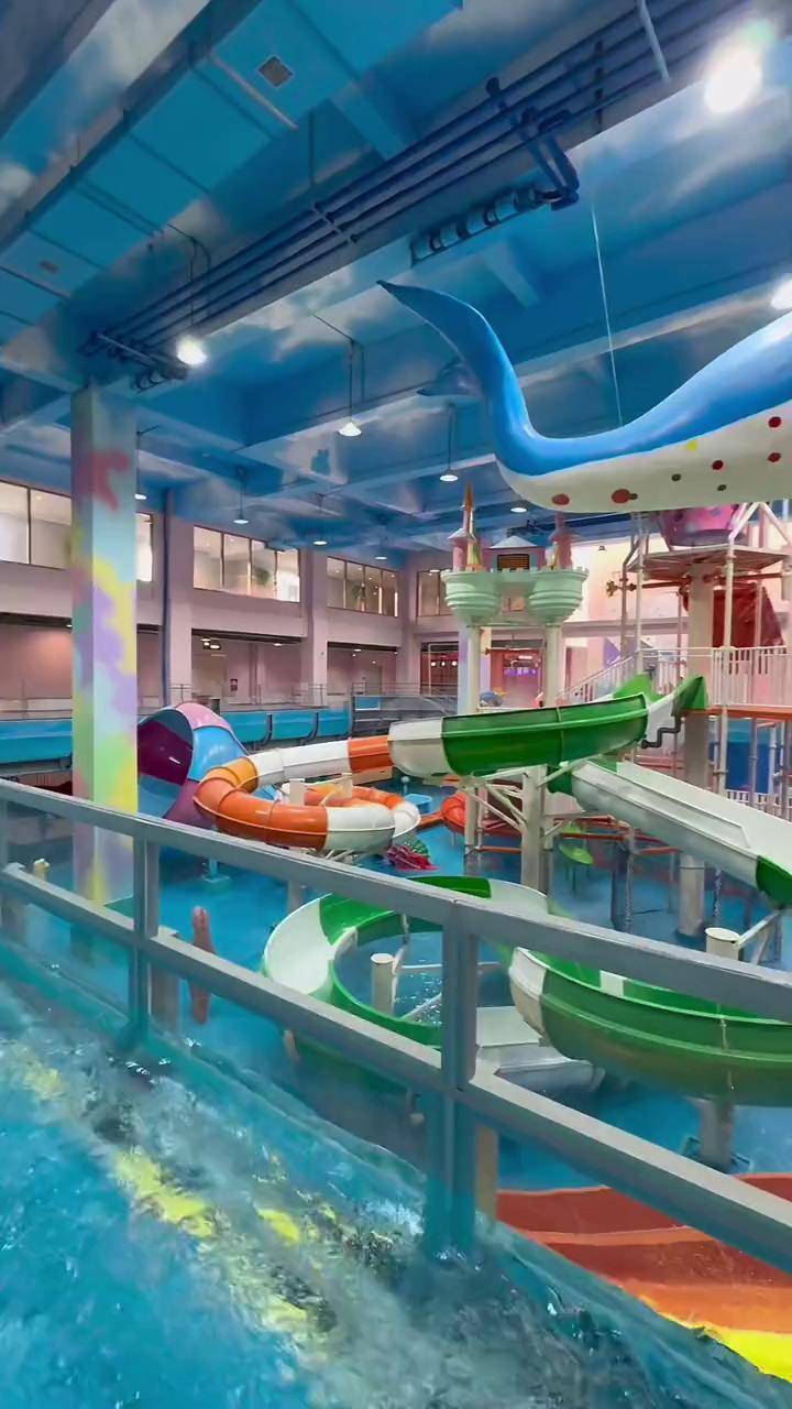 室内水上乐园,欢乐城堡!真的太好玩了!