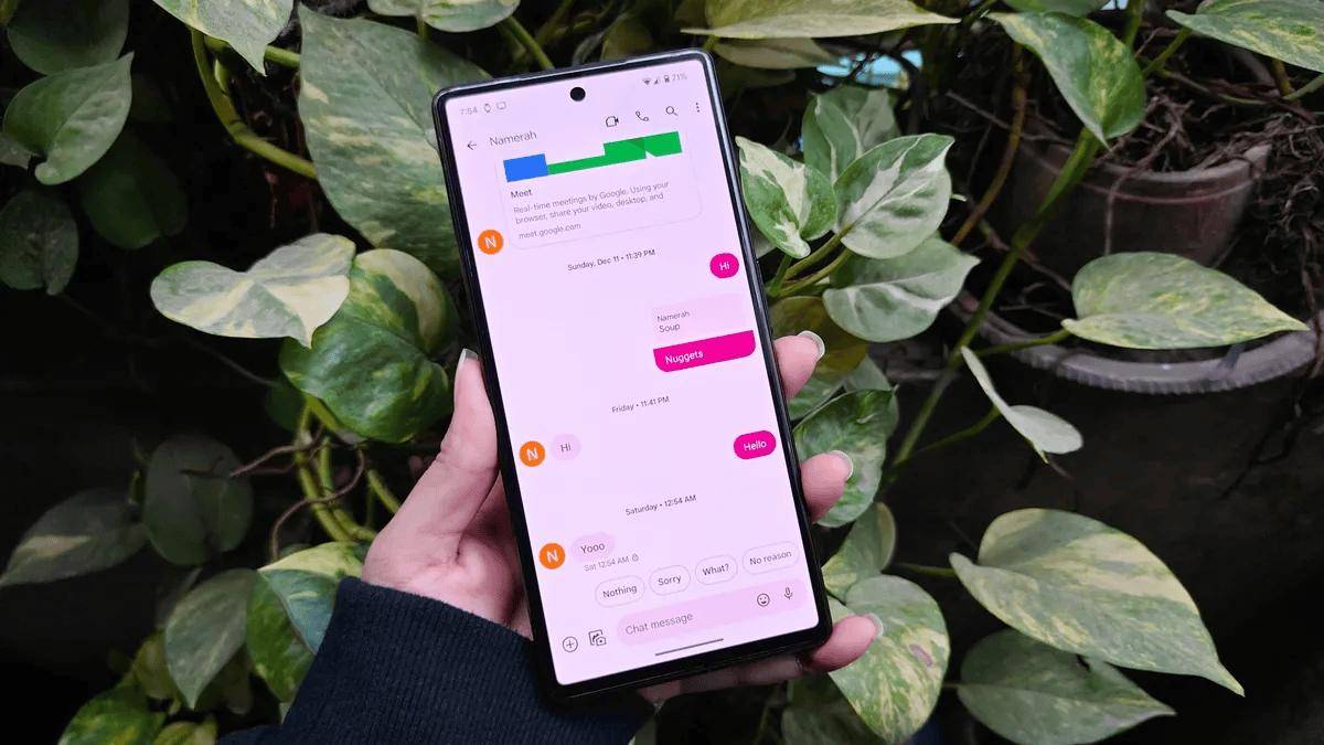 谷歌 Messages 应用更新，使用不同配色区分 RCS 消息和传统短信