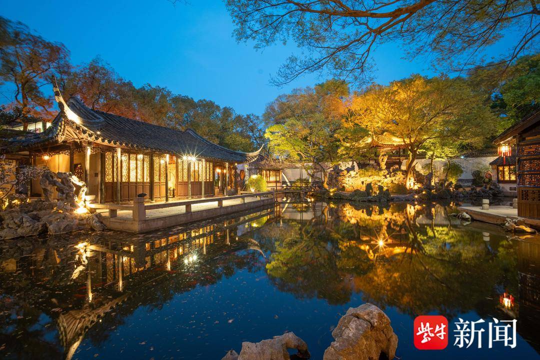 “日赏江南韵夜游退思园”直播吸引80万网友关注紫牛新闻主播带你打卡同里古镇(图15)