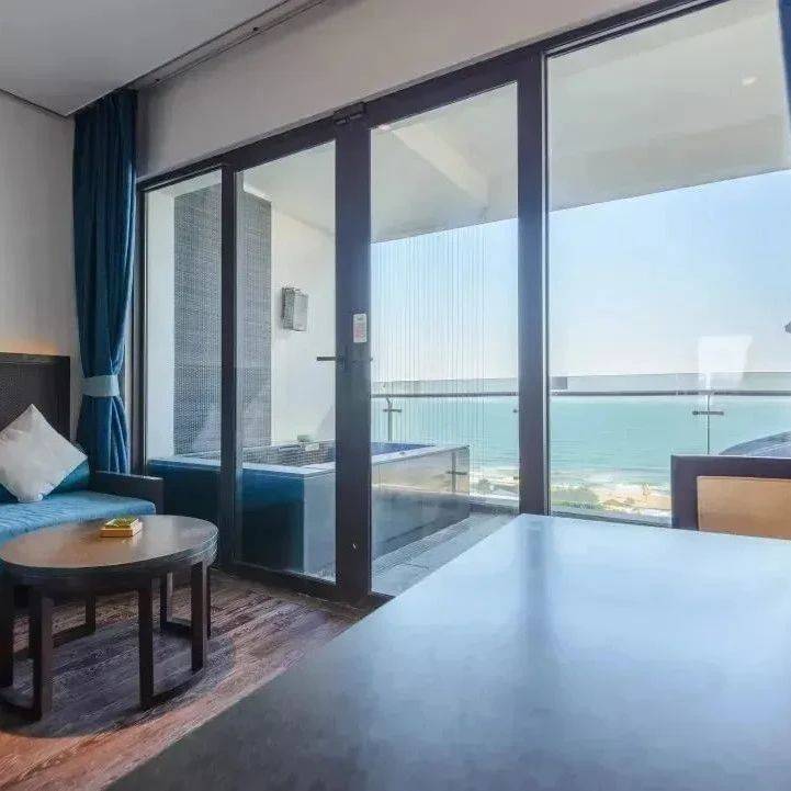 五一海边游!388元住惠州双月湾檀悦海诗酒店正海景房,享私家阳台泡池,送海鲜餐一份,打卡拍照赶海_沙滩_度假区_海龟